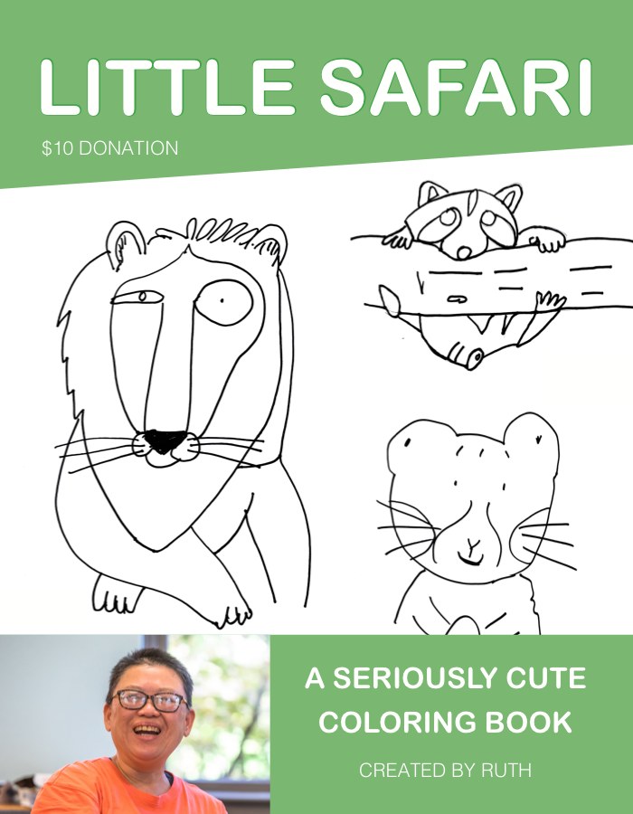 Speak Up cover — Little Safari · a coloring book by Ruth