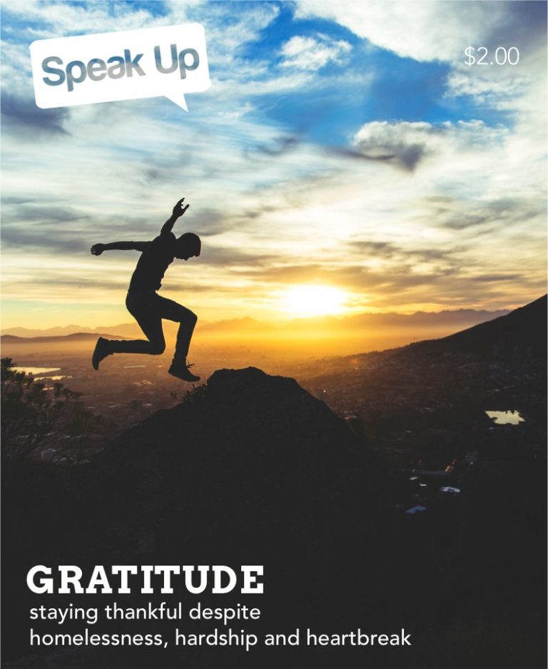 Speak Up cover — Gratitude