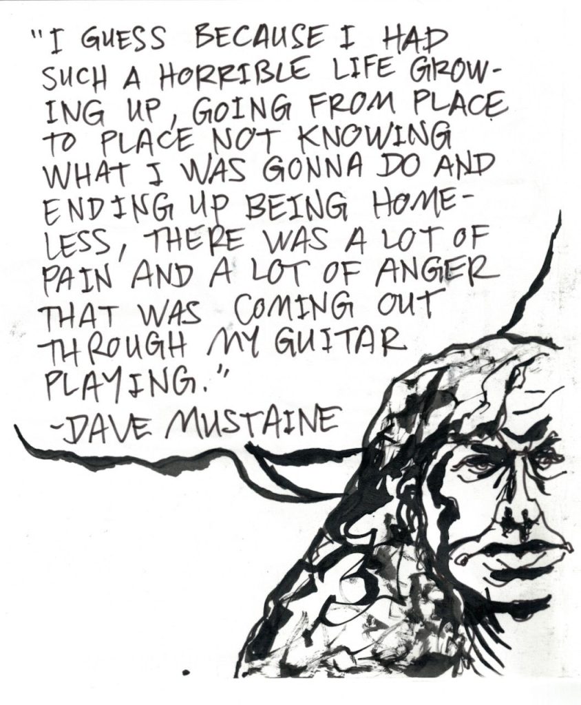 A drawn page by David Alan Goldberg from Beans 0 · Where to Sleep