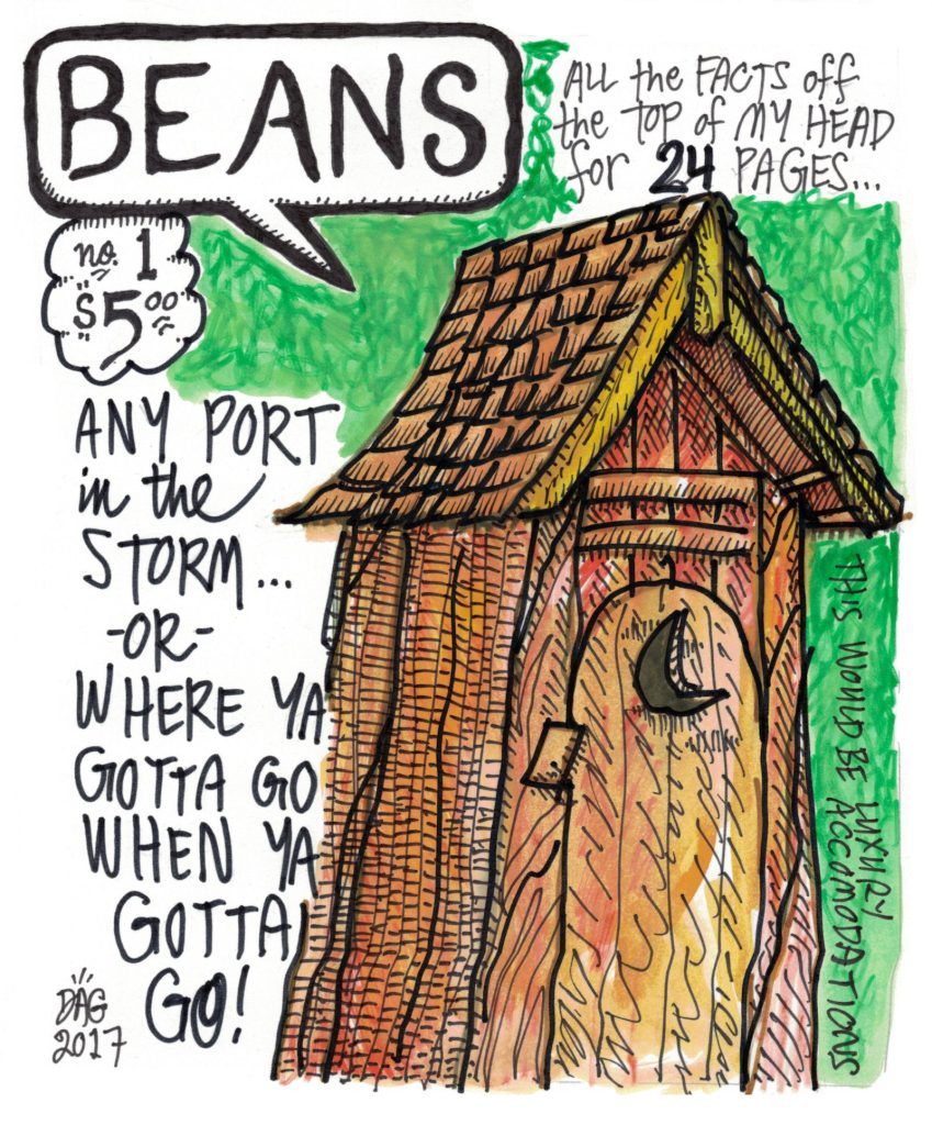 A drawn page by David Alan Goldberg from Beans 1 · Where to Potty