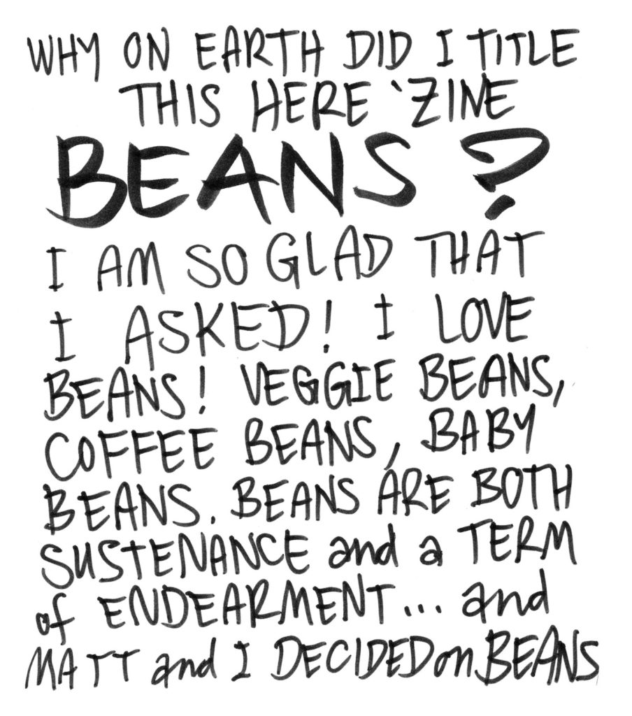 A drawn page by David Alan Goldberg from Beans 1 · Where to Potty