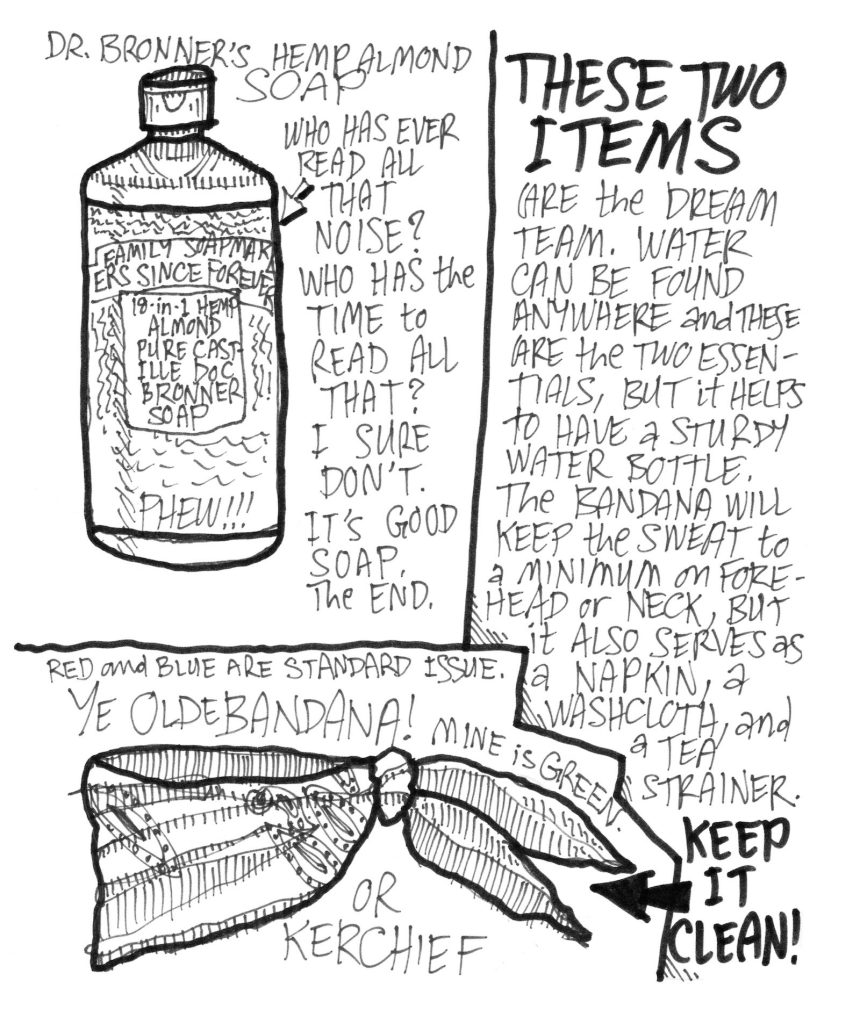 A drawn page by David Alan Goldberg from Beans 1 · Where to Potty