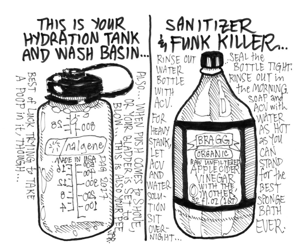 A drawn page by David Alan Goldberg from Beans 1 · Where to Potty