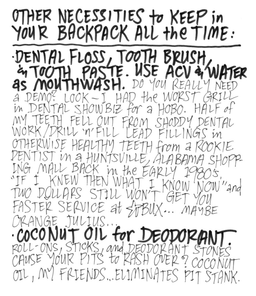 A drawn page by David Alan Goldberg from Beans 1 · Where to Potty