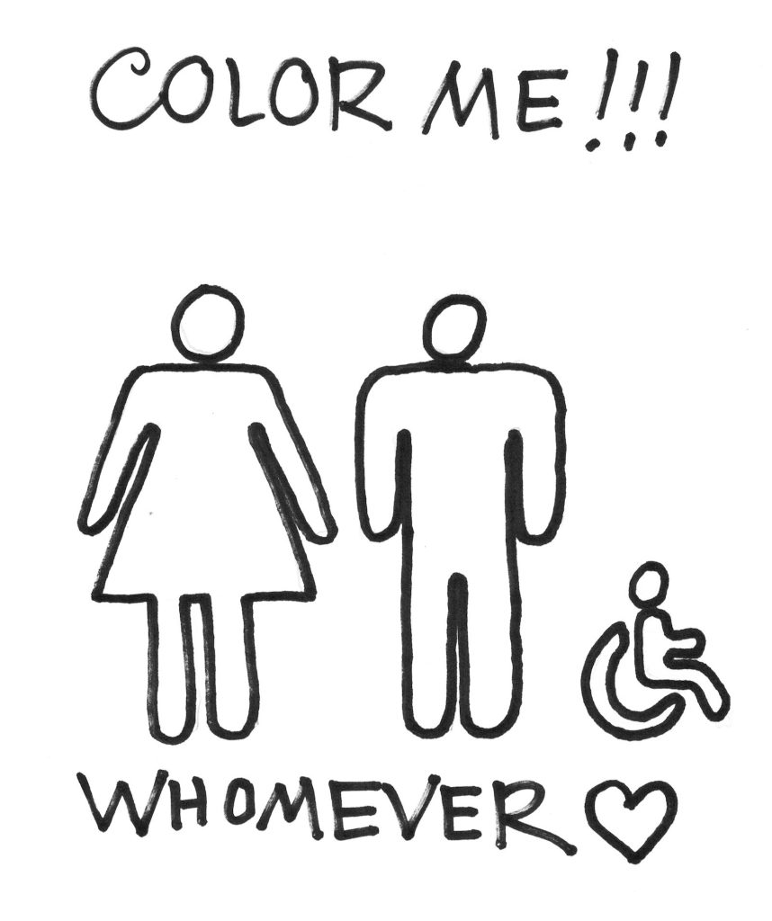 A drawn page by David Alan Goldberg from Beans 1 · Where to Potty