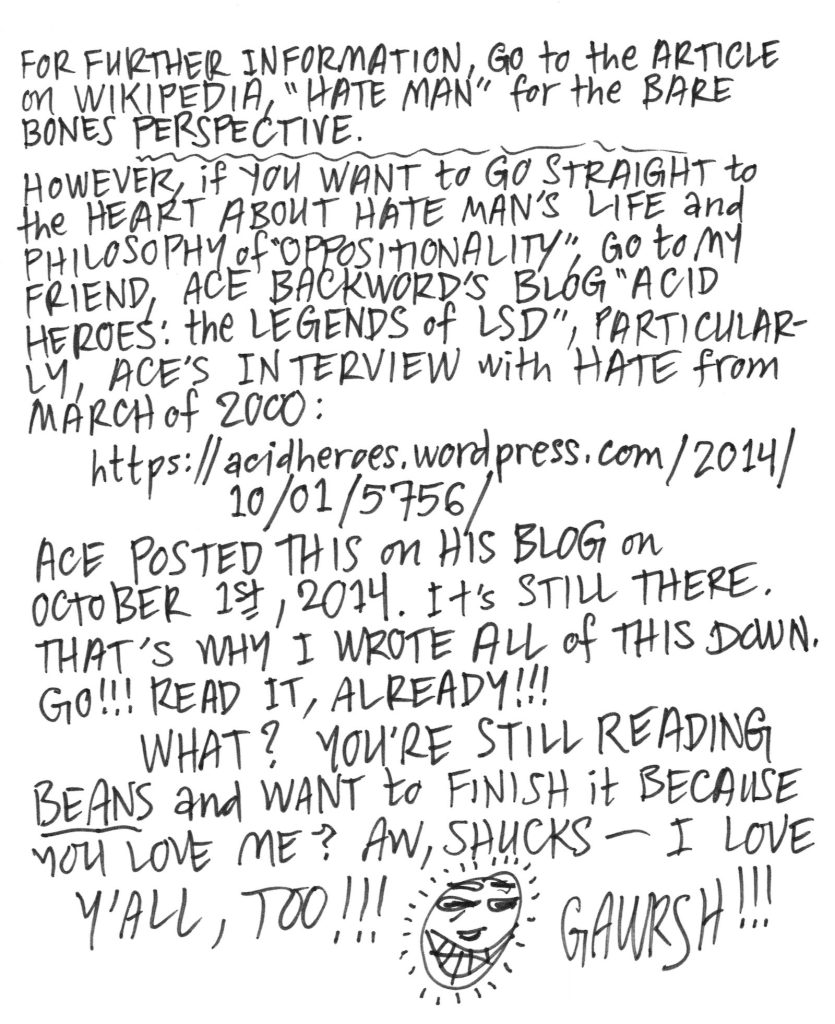 A drawn page by David Alan Goldberg from Beans 2 · What to Wear