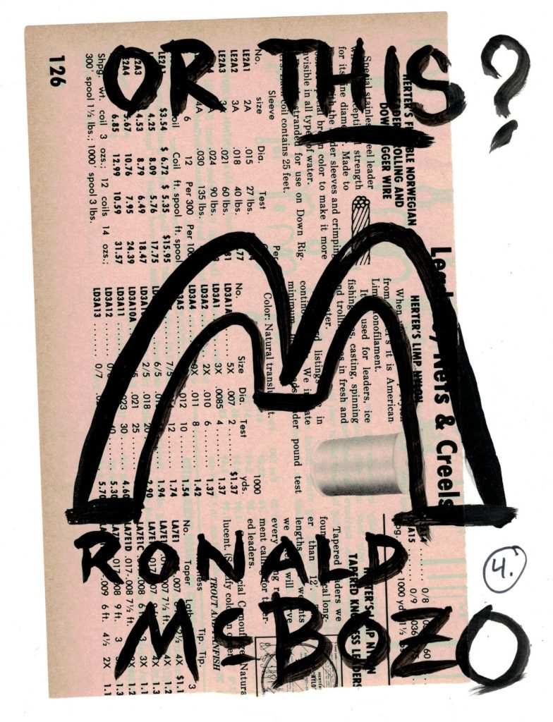 A drawn page by David Alan Goldberg from Beans 3 · The Food Issue