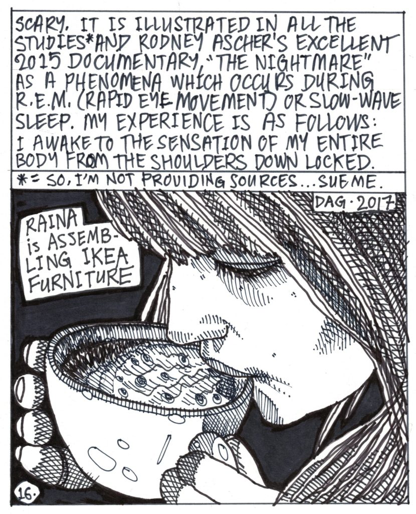 A drawn page by David Alan Goldberg from Beans 4 · Meditations on Coffee