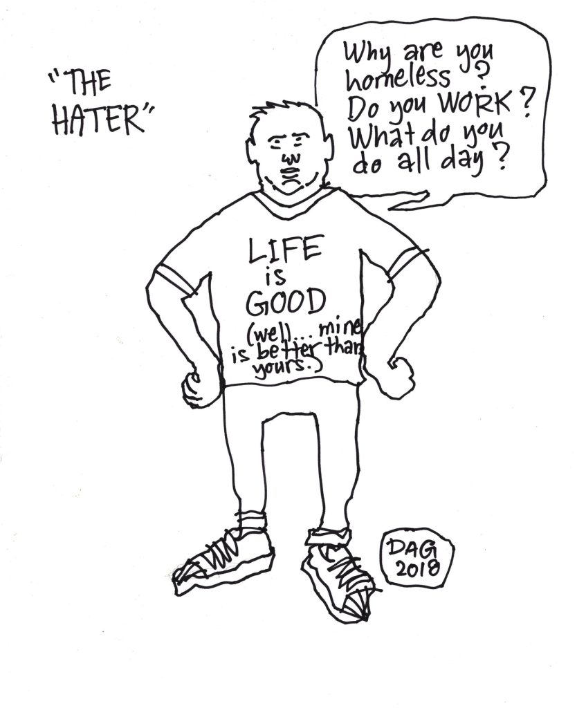 A drawn page by David Alan Goldberg from DAG Shorts 2