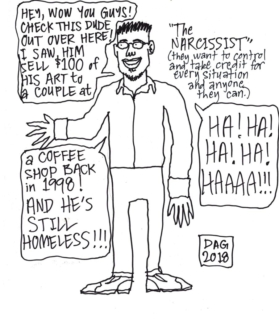 A drawn page by David Alan Goldberg from DAG Shorts 2