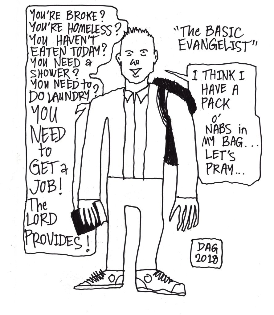 A drawn page by David Alan Goldberg from DAG Shorts 2