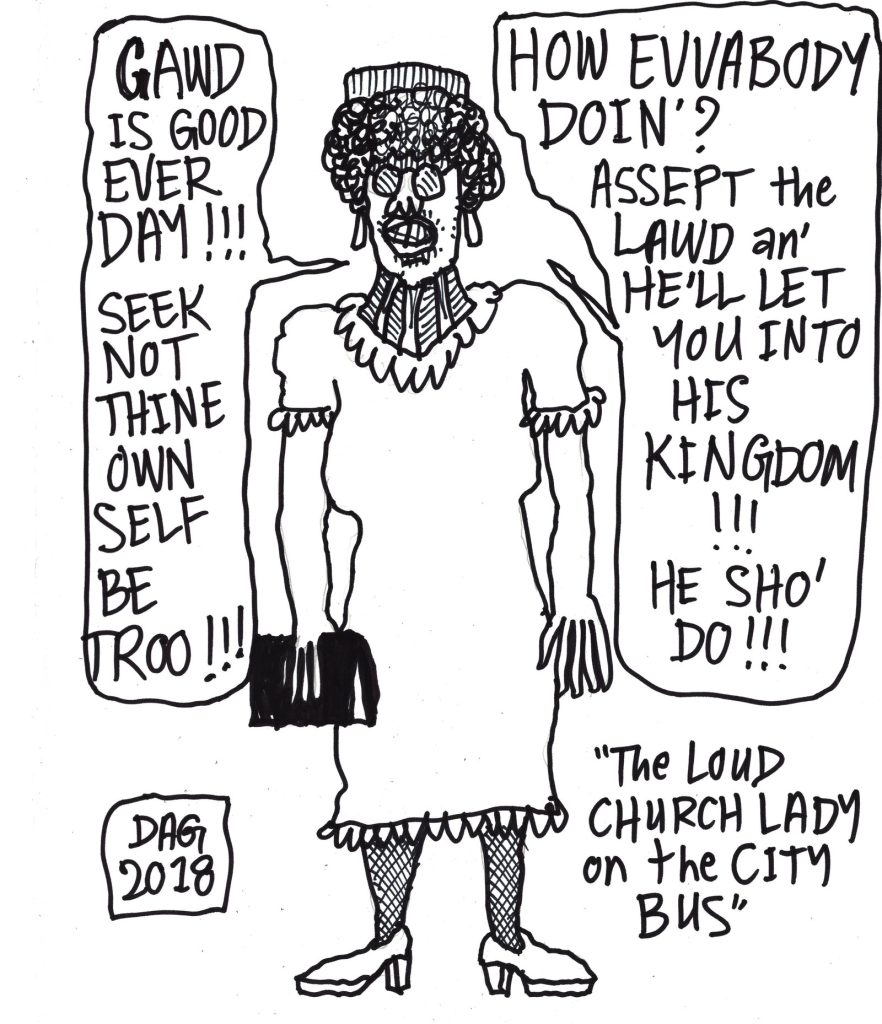 A drawn page by David Alan Goldberg from DAG Shorts 2