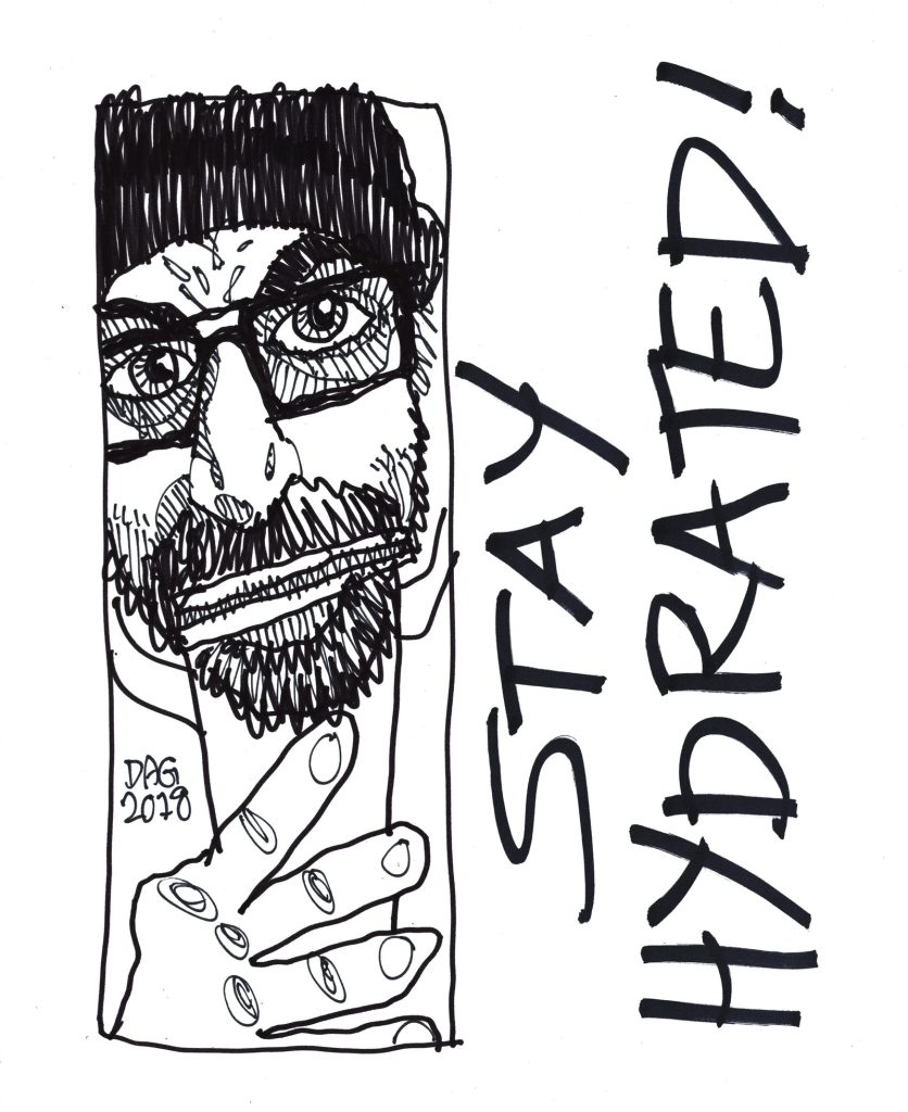 A drawn page by David Alan Goldberg from DAG Shorts 2