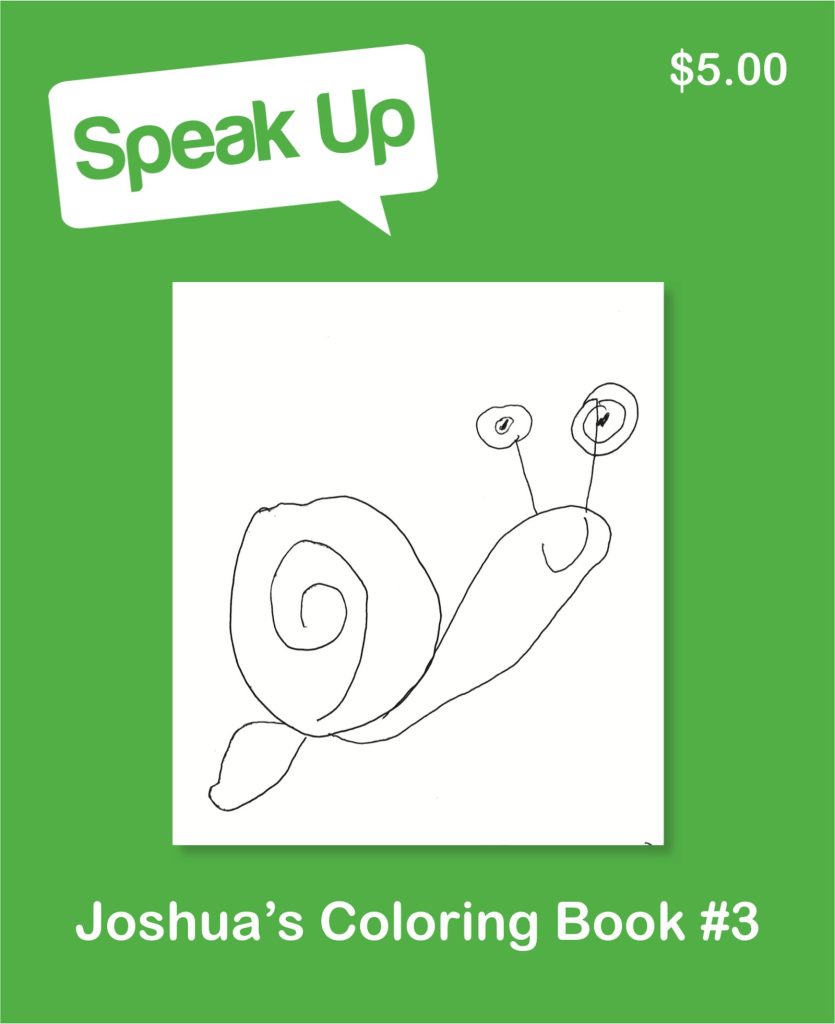 Joshua’s Coloring Book #3, page 1
