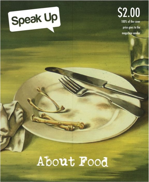 Speak Up cover — About Food