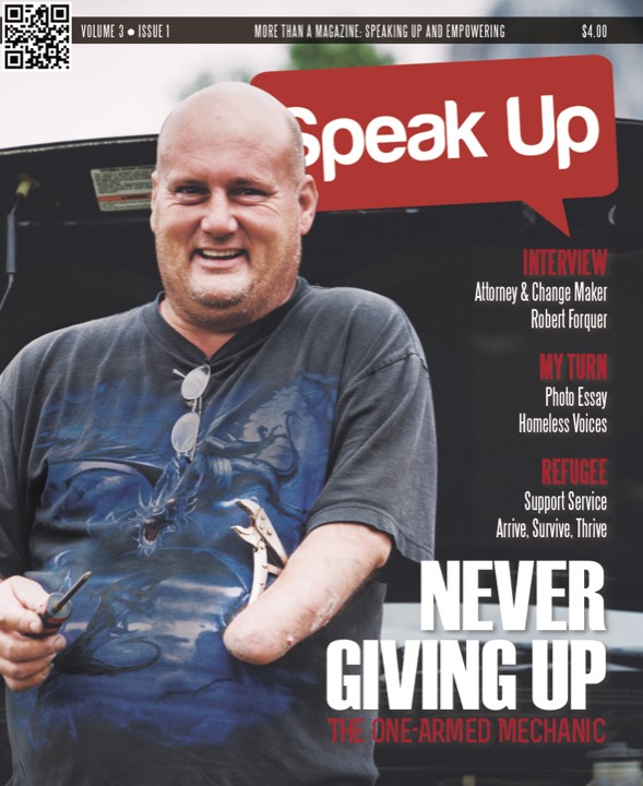 Speak Up cover — Never Giving Up