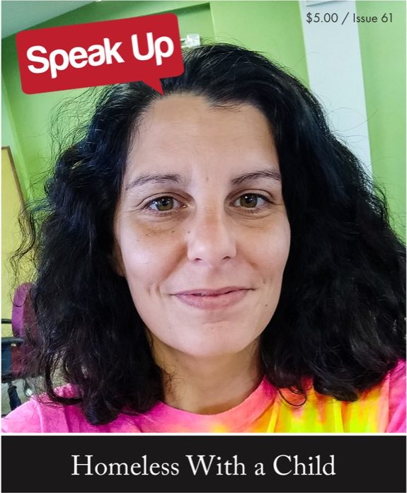 Speak Up cover — Homeless With a Child